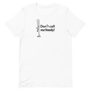 BFDI Battle For Dream Island Needle White Unisex T-Shirt - Size L